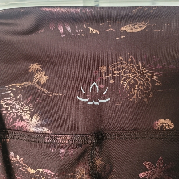 Beyond‎ Yoga, High Waist Ankle Leggings In Chocolate Chip, Size XS -NWOT - Picture 4 of 5